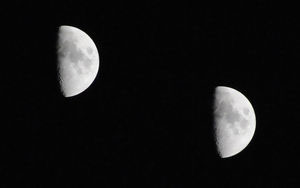 Two Halves of the Moon